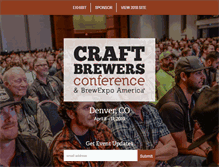 Tablet Screenshot of craftbrewersconference.com